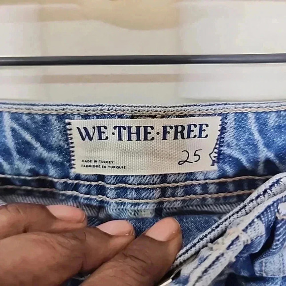 Free People Women's Equinox Denim Trouser. NWT Size 25 - Picture 5 of 8